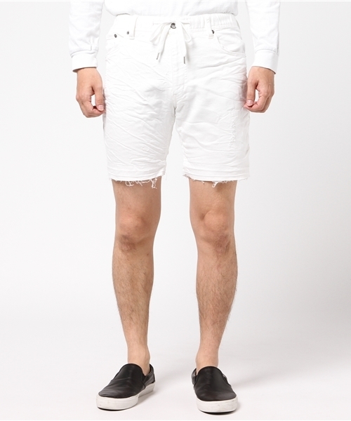 JACKROSE（ジャックローズ）の「VINTAGE JOG DENIM SHORTS（デニムパンツ・メンズ・インディゴブルー/ホワイト・M/L）」の2枚目の写真