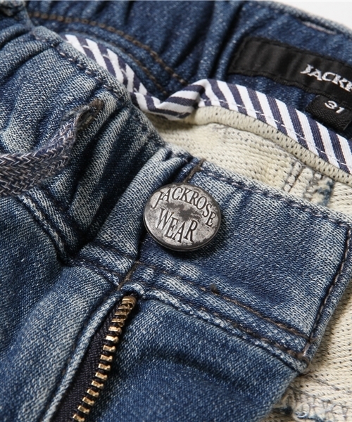 JACKROSE（ジャックローズ）の「VINTAGE JOG DENIM SHORTS（デニムパンツ・メンズ・インディゴブルー/ホワイト・M/L）」の10枚目の写真