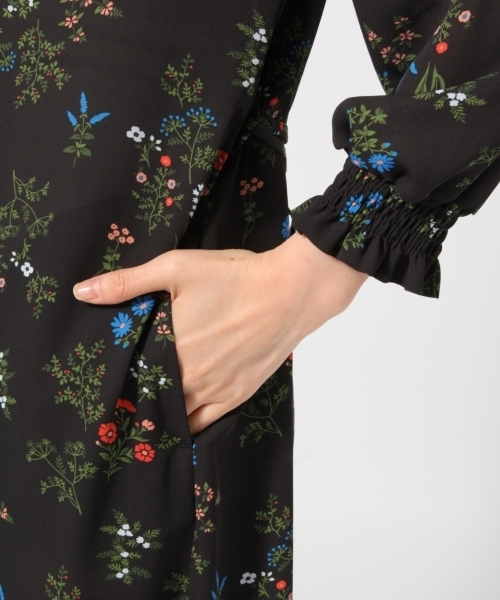 GLOBAL WORK（グローバルワーク）の「2SETシフォンガウンワンピース8分袖/762997（ワンピース・レディース・ブラック/ブラウン/ワインレッド/ブラック系その他・LARGE/MEDIUM）」の14枚目の写真