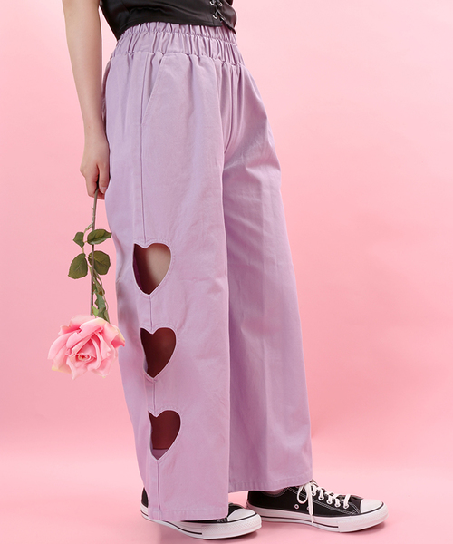 Wc ダブル シー の Wc ハートサイドカッティングパンツ デニムパンツ Wear