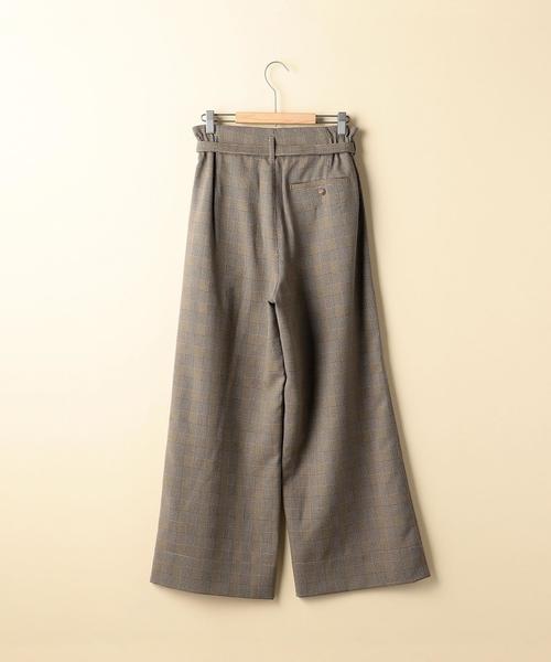coen(コーエン)の「グレンチェックワイドパンツ(その他パンツ・レディース・ブラウン/ブラック・SMALL/LARGE/MEDIUM)」の20枚目の写真