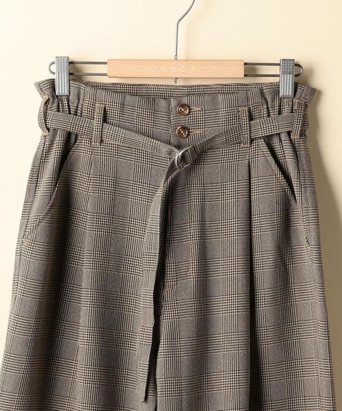 coen(コーエン)の「グレンチェックワイドパンツ(その他パンツ・レディース・ブラウン/ブラック・SMALL/LARGE/MEDIUM)」の21枚目の写真