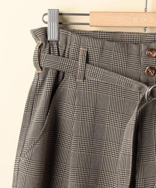 coen(コーエン)の「グレンチェックワイドパンツ(その他パンツ・レディース・ブラウン/ブラック・SMALL/LARGE/MEDIUM)」の22枚目の写真