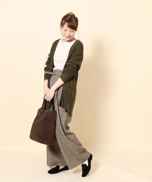 coen(コーエン)の「グレンチェックワイドパンツ(その他パンツ・レディース・ブラウン/ブラック・SMALL/LARGE/MEDIUM)」の15枚目の写真