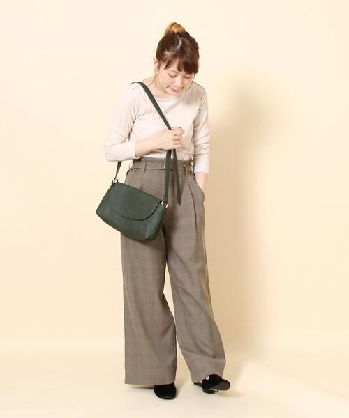 coen(コーエン)の「グレンチェックワイドパンツ(その他パンツ・レディース・ブラウン/ブラック・SMALL/LARGE/MEDIUM)」の16枚目の写真