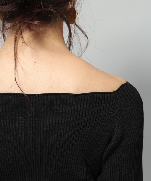 Andemiu（アンデミュウ）の「【ブルーWEB限定】スカラリブニットプルオーバーＬ／Ｓ774025（ニット/セーター・レディース・ブラック/グレー/ブラウン/ブルー/ピンク・FREE）」の18枚目の写真