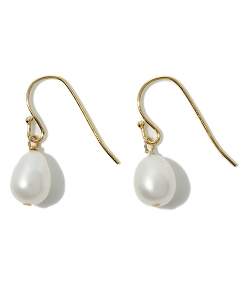 BEAMS BOY(ビームスボーイ)の「BEAMS BOY / 淡水パール ピアス(ピアス(両耳用)・レディース・ホワイト・ONE SIZE)」の1枚目の写真