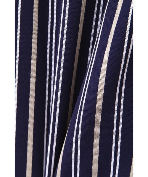 NATURAL BEAUTY BASIC（ナチュラルビューティーベーシック）の「◆ストライプストレートスカート（スカート・レディース・ベージュ系その他/ダークネイビー・MEDIUM/SMALL/X-SMALL）」の8枚目の写真