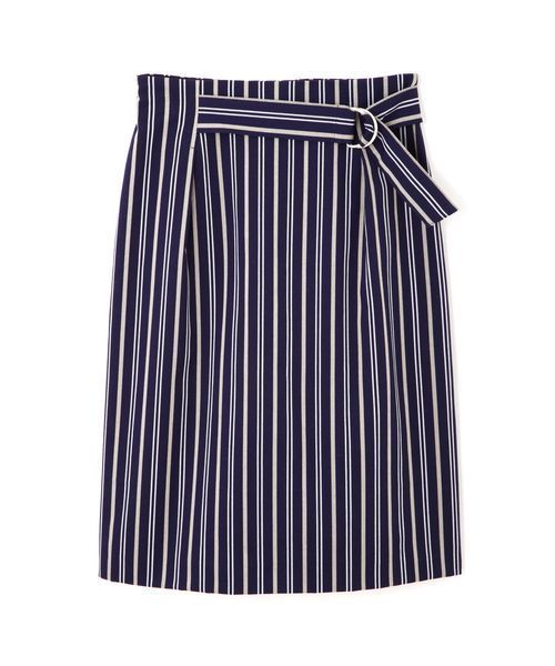 NATURAL BEAUTY BASIC（ナチュラルビューティーベーシック）の「◆ストライプストレートスカート（スカート・レディース・ベージュ系その他/ダークネイビー・MEDIUM/SMALL/X-SMALL）」の12枚目の写真