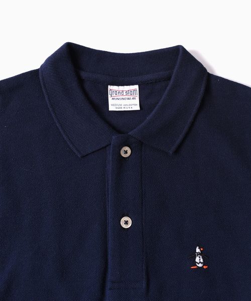MUNSINGWEAR（マンシングウェア）の「【Begin5月号掲載】MUNSINGWEAR: 別注 MADE IN USA 70'S 復刻 ポロシャツ（ポロシャツ・メンズ・チャコールグレー/レッド/ダークネイビー/ホワイト/ネイビー/グリーン・MEDIUM/SMALL/LARGE/X-SMALL）」の14枚目の写真