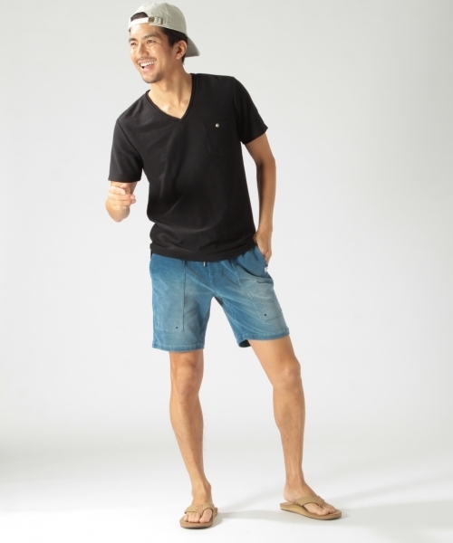 BAYFLOW(ベイフロー)の「BAYFLOW/フェードコールショートパンツ 18SS(その他パンツ・メンズ・オレンジ/ベージュ/オフホワイト/ブルー・MEDIUM/LARGE/SMALL)」の22枚目の写真
