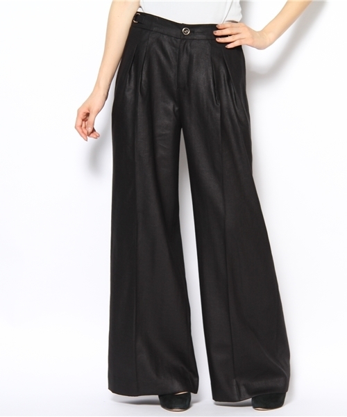 Soareak（ソアリーク）の「N/Rスラブバギーパンツ（その他パンツ・レディース・ベージュ/ブラック/シルバーグレー・SMALL/MEDIUM）」の2枚目の写真