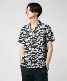 【KAZUYUKI KUMAGAI】Li/Cシャンブレーアロハシャツ