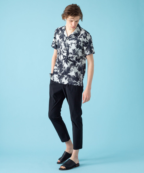 KAZUYUKI KUMAGAI ATTACHMENT（カズユキクマガイアタッチメント）の「【KAZUYUKI KUMAGAI】Li/Cシャンブレーアロハシャツ（シャツ/ブラウス・メンズ・ホワイト/グレー/ブラック・1/2/3）」の5枚目の写真