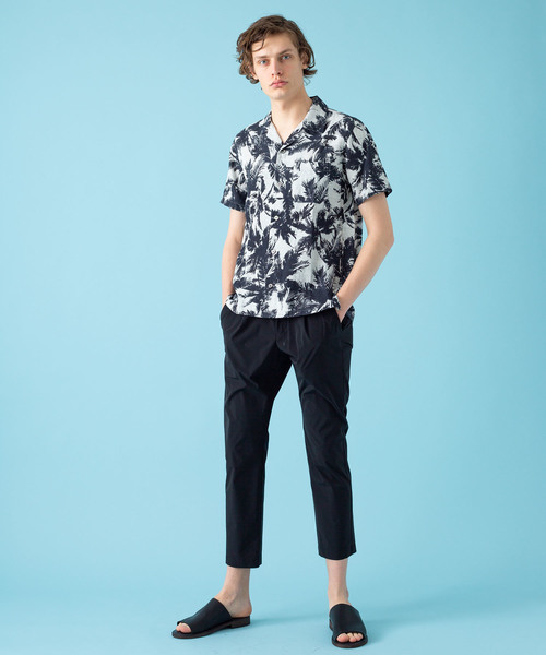 KAZUYUKI KUMAGAI ATTACHMENT（カズユキクマガイアタッチメント）の「【KAZUYUKI KUMAGAI】Li/Cシャンブレーアロハシャツ（シャツ/ブラウス・メンズ・ホワイト/グレー/ブラック・1/2/3）」の4枚目の写真