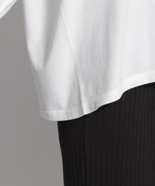 niko and...(ニコアンド)の「トリプルXLピースダイTシャツ(Tシャツ/カットソー・レディース・ホワイト/ライトブルー/ブラック/ブラウン/ライトベージュ・FREE)」の17枚目の写真