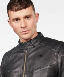 完売！ジースター【G-STAR RAW】名作SKI JACKET 牛革ライダース 完売！ジースター【G-STAR RAW】名作SKI JACKET 牛革ライダース
