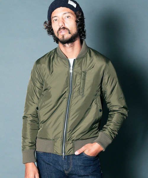 Magine(マージン)の「NYLON THINSULATE RIB BLOUSON:ナイロン