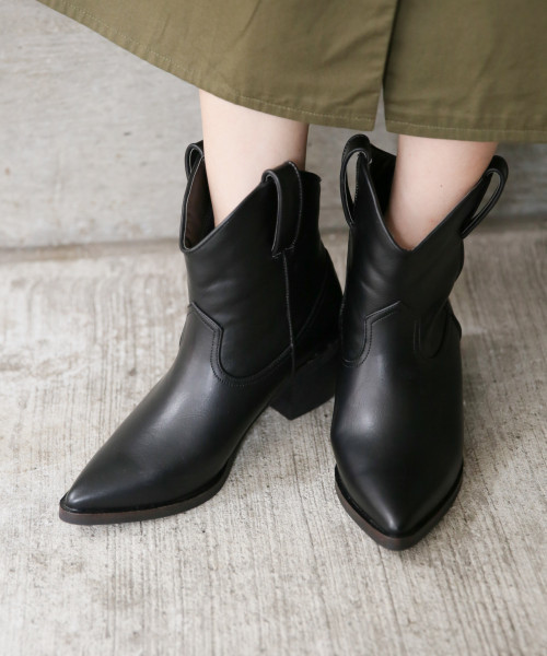 LOWRYS FARM(ローリーズファーム)の「ウエスタンブーツ 809296(ブーツ・レディース・ブラック/ブラウン・MEDIUM/LARGE)」の1枚目の写真