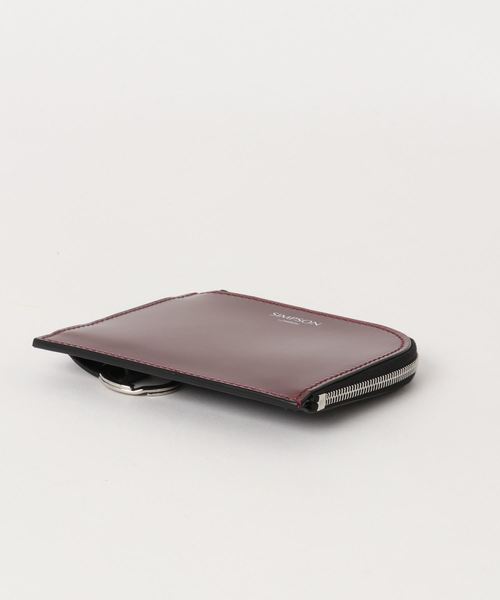 セール Simpson London 別注 タブリング付ウォレット 財布 小物 ブライドルレザー コインケース 札入れ Nano Universe ナノユニバース のファッション