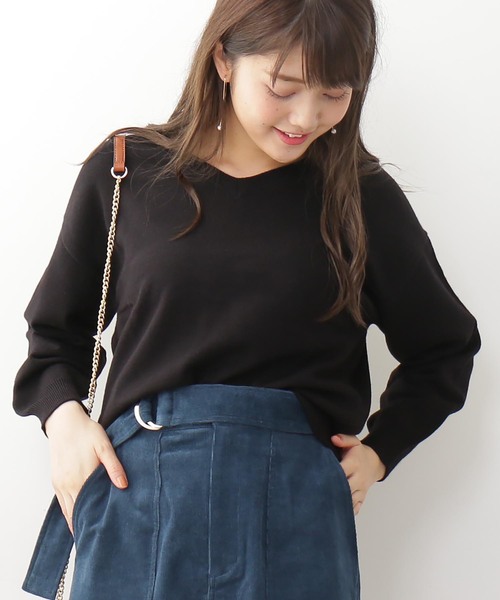 N.（N. Natural Beauty Basic）（エヌエヌナチュラルビューティーベーシック）の「◆ウォームハイゲージニット（ニット/セーター・レディース・ブラック/ベージュ/グレー/ブルー/ボルドー・MEDIUM）」の2枚目の写真