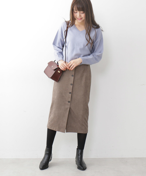 N.（N. Natural Beauty Basic）（エヌエヌナチュラルビューティーベーシック）の「◆ウォームハイゲージニット（ニット/セーター・レディース・ブラック/ベージュ/グレー/ブルー/ボルドー・MEDIUM）」の12枚目の写真