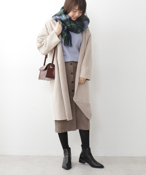 N.（N. Natural Beauty Basic）（エヌエヌナチュラルビューティーベーシック）の「◆ウォームハイゲージニット（ニット/セーター・レディース・ブラック/ベージュ/グレー/ブルー/ボルドー・MEDIUM）」の7枚目の写真