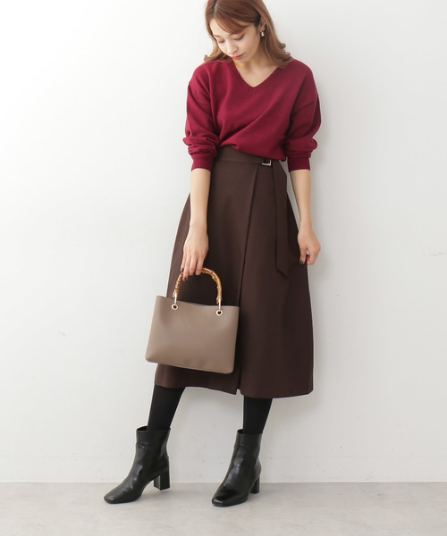 N.（N. Natural Beauty Basic）（エヌエヌナチュラルビューティーベーシック）の「◆ウォームハイゲージニット（ニット/セーター・レディース・ブラック/ベージュ/グレー/ブルー/ボルドー・MEDIUM）」の15枚目の写真