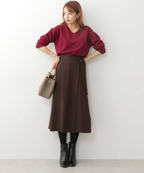 N.（N. Natural Beauty Basic）（エヌエヌナチュラルビューティーベーシック）の「◆ウォームハイゲージニット（ニット/セーター・レディース・ブラック/ベージュ/グレー/ブルー/ボルドー・MEDIUM）」の20枚目の写真