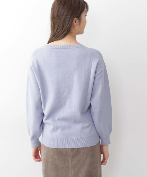 N.（N. Natural Beauty Basic）（エヌエヌナチュラルビューティーベーシック）の「◆ウォームハイゲージニット（ニット/セーター・レディース・ブラック/ベージュ/グレー/ブルー/ボルドー・MEDIUM）」の18枚目の写真