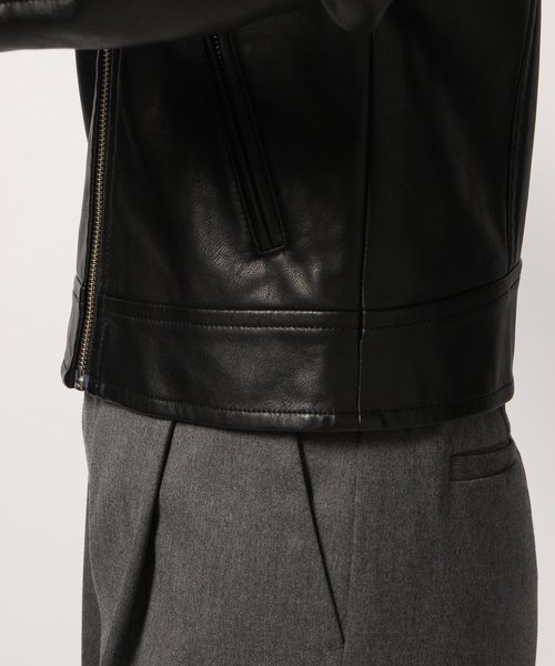 GLOBAL WORK(グローバルワーク)の「フェイクレザーライダース/795392(ライダースジャケット・レディース・ブラック・LARGE/MEDIUM)」の3枚目の写真