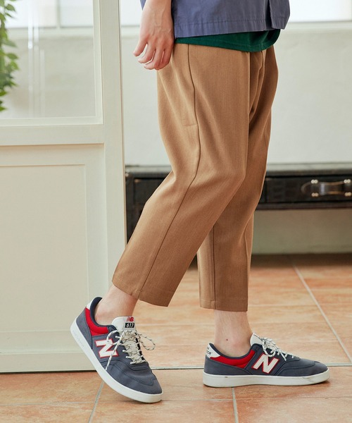 MONO-MART(モノマート)の「TRタックワイドパンツ テーパードスラックス/アンクルワイドシルエット(MONO-MART)(スラックス・メンズ・チャコールグレー/ブラック/ネイビー/モカ/グレー系その他/ベージュ系その他/キャメル/グレー系その他2/ベージュ系その他3/ベージュ系その他2・S/M/L)」の5枚目の写真