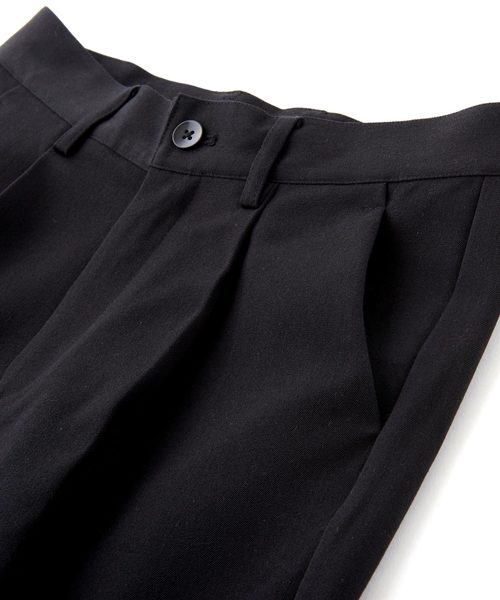 MONO-MART(モノマート)の「TRタックワイドパンツ テーパードスラックス/アンクルワイドシルエット(MONO-MART)(スラックス・メンズ・チャコールグレー/ブラック/ネイビー/モカ/グレー系その他/ベージュ系その他/キャメル/グレー系その他2/ベージュ系その他3/ベージュ系その他2・S/M/L)」の14枚目の写真