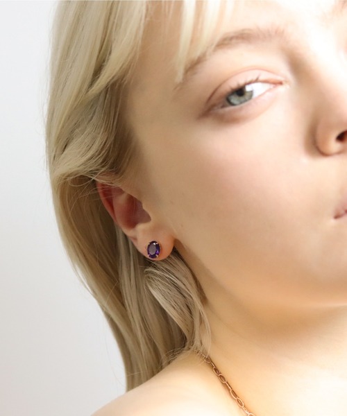 J&M DAVIDSON アメジスト ピアス アメジスト ピアス – Fruitsjolie