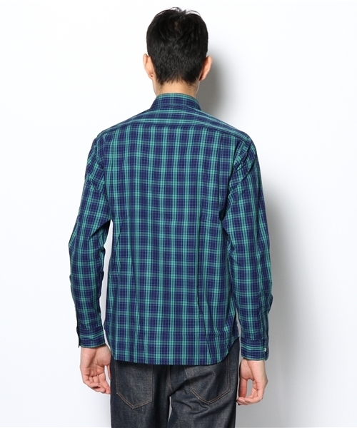 BEAUTY&YOUTH UNITED ARROWS（ビューティーアンドユースユナイテッドアローズ）の「BY オックスフォード タータン/チェック ボタンダウンシャツ◆§（シャツ/ブラウス・メンズ・レッド/ダークグリーン/コバルトブルー・X-SMALL/SMALL/MEDIUM/LARGE/X-LARGE）」の6枚目の写真