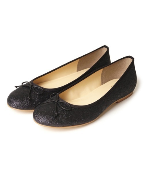 flower（フラワー）の「スパークルバレエシューズ（バレエシューズ・レディース・ブラウン/パープル/ゴールド/ブラック・7/8/9/6/5/10）」の2枚目の写真