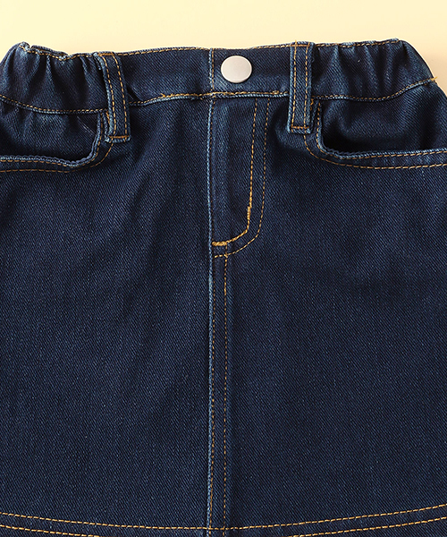 COMME CA ISM(コムサイズム)の「ジャージーストレッチツイル タイトスカート(スカート・キッズ・ブラック/ネイビー・80cm/90cm)」の8枚目の写真