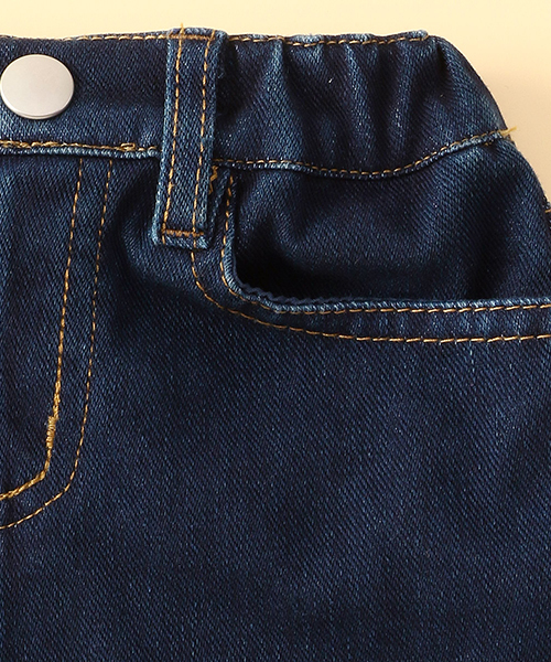 COMME CA ISM(コムサイズム)の「ジャージーストレッチツイル タイトスカート(スカート・キッズ・ブラック/ネイビー・80cm/90cm)」の7枚目の写真