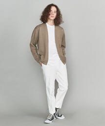 BEAUTY&YOUTH UNITED ARROWS | BY ホワイト ノープリーツ スリム アンクルパンツ(チノパンツ)