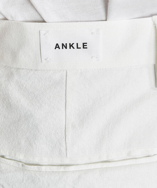 BEAUTY&YOUTH UNITED ARROWS（ビューティーアンドユースユナイテッドアローズ）の「BY ホワイト ノープリーツ スリム アンクルパンツ（チノパンツ・メンズ・ホワイト・MEDIUM/SMALL/LARGE/X-LARGE）」の10枚目の写真