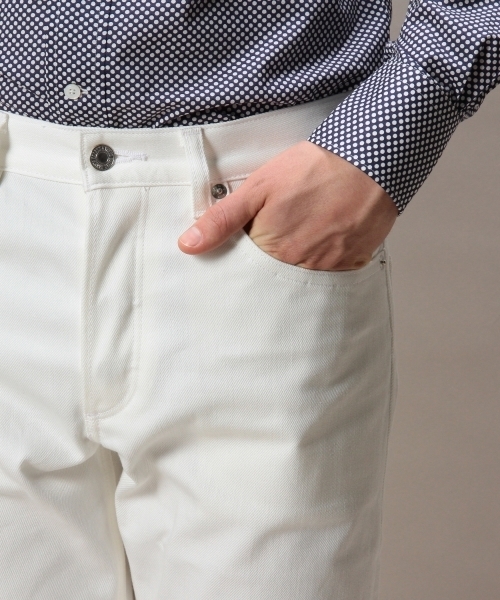 BEAUTY&YOUTH UNITED ARROWS（ビューティーアンドユースユナイテッドアローズ）の「BY ホワイト/デニム 5ポケット（bg4） ◆（デニムパンツ・メンズ・ホワイト・28inch/32inch/30inch/34inch）」の6枚目の写真