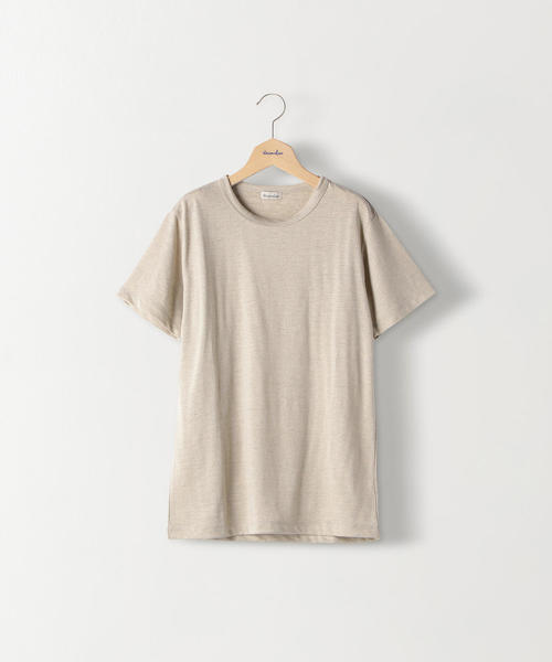 Steven Alan（スティーブンアラン）の「＜Steven Alan＞WASHABLE SHORT SLEEVE TEE SHIRT/Tシャツ（Tシャツ/カットソー・レディース・ブラック/ベージュ/ロイヤルブルー/オフホワイト/ケリー・FREE）」の7枚目の写真