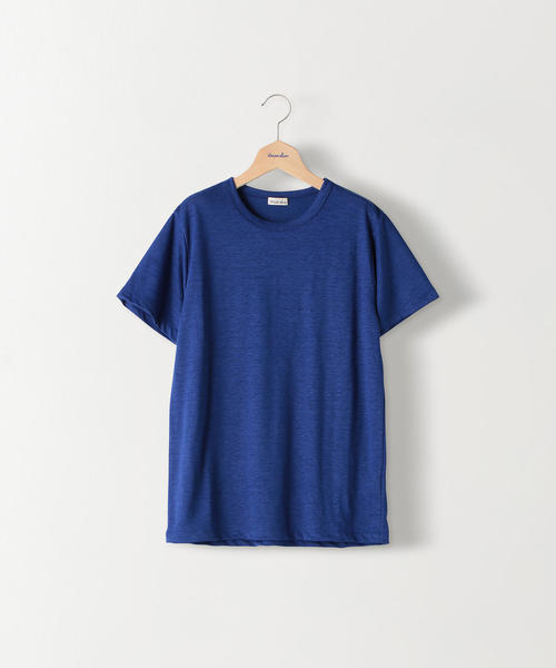 Steven Alan（スティーブンアラン）の「＜Steven Alan＞WASHABLE SHORT SLEEVE TEE SHIRT/Tシャツ（Tシャツ/カットソー・レディース・ブラック/ベージュ/ロイヤルブルー/オフホワイト/ケリー・FREE）」の8枚目の写真