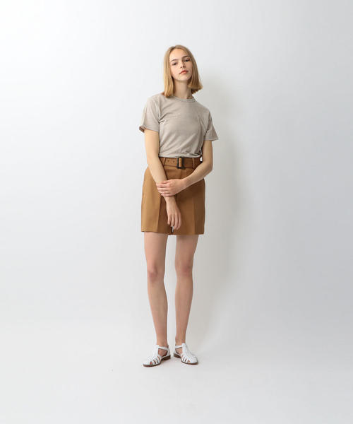 Steven Alan（スティーブンアラン）の「＜Steven Alan＞WASHABLE SHORT SLEEVE TEE SHIRT/Tシャツ（Tシャツ/カットソー・レディース・ブラック/ベージュ/ロイヤルブルー/オフホワイト/ケリー・FREE）」の20枚目の写真