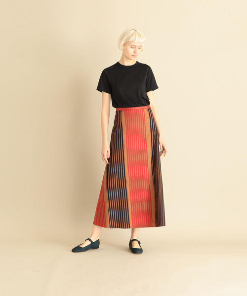 Steven Alan（スティーブンアラン）の「＜Steven Alan＞WASHABLE SHORT SLEEVE TEE SHIRT/Tシャツ（Tシャツ/カットソー・レディース・ブラック/ベージュ/ロイヤルブルー/オフホワイト/ケリー・FREE）」の16枚目の写真