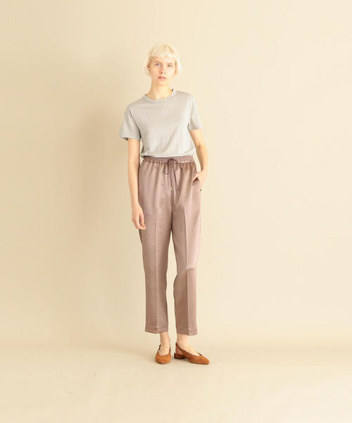 Steven Alan（スティーブンアラン）の「＜Steven Alan＞WASHABLE SHORT SLEEVE TEE SHIRT/Tシャツ（Tシャツ/カットソー・レディース・ブラック/ベージュ/ロイヤルブルー/オフホワイト/ケリー・FREE）」の17枚目の写真