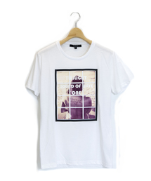 エンボスガールTシャツ