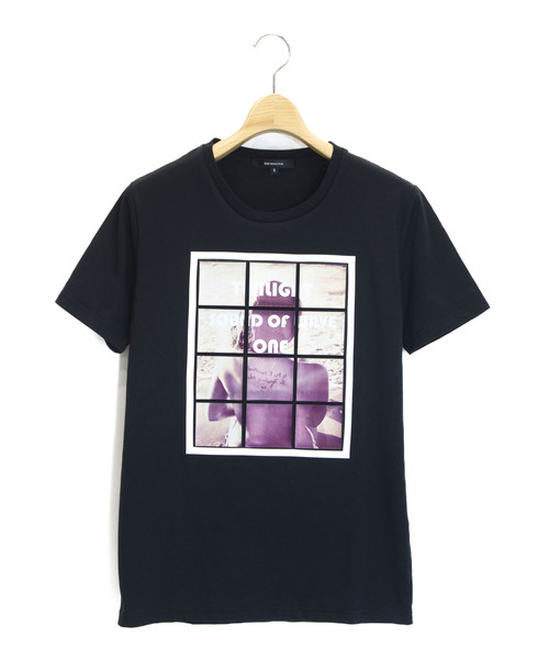 JACKROSE(ジャックローズ)の「エンボスガールTシャツ(Tシャツ/カットソー・メンズ・ホワイト/ブラック・M/L)」の1枚目の写真