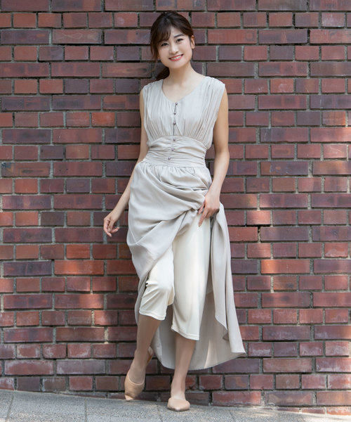 KOBE LETTUCE（コウベレタス）の「3type[スカート／パンツ／ワンピース]ミディアム丈ペチコートインナー（その他アンダーウェア/インナー・レディース・ベージュ系その他/ライトベージュ/ブラック系その他/ブラック系その他2/ベージュ系その他2/ブラック/ベージュ系/ブラック系/ベージュ/ベージュ系1/ブラック系2/ブラック系1・1/2/3/4）」の22枚目の写真