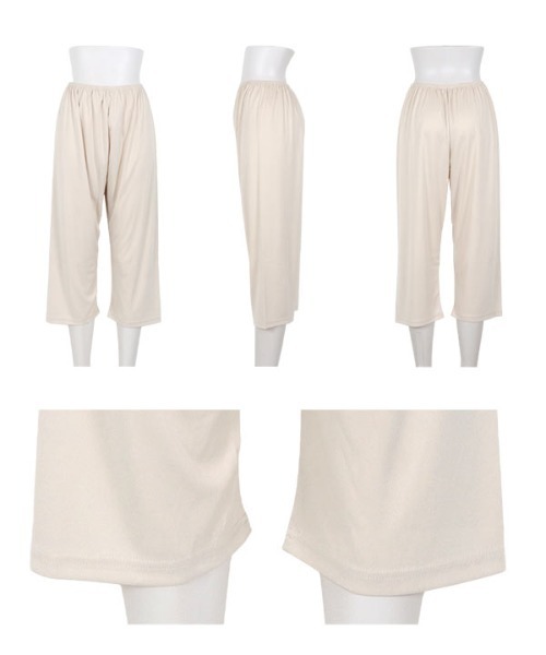 KOBE LETTUCE（コウベレタス）の「3type[スカート／パンツ／ワンピース]ミディアム丈ペチコートインナー（その他アンダーウェア/インナー・レディース・ベージュ系その他/ライトベージュ/ブラック系その他/ブラック系その他2/ベージュ系その他2/ブラック/ベージュ系/ブラック系/ベージュ/ベージュ系1/ブラック系2/ブラック系1・1/2/3/4）」の15枚目の写真